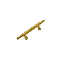 Brass Cabinet Handle 3/8" x 4" HN-237 Brass Cabinet Handle 3/8" x 4" HN-237