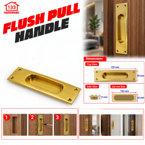 FLUSH PULL HANDLE