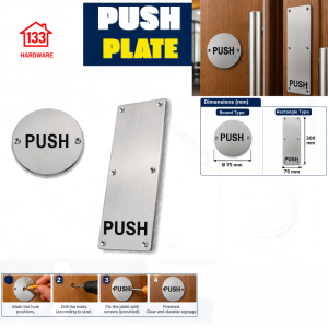 PUSH PLATE PUSH PLATE