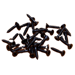 Wood Screw BLACK 1 x 7