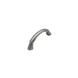 IBI Brass Cabinet Handle SANDRA 4" FSS / SS W/O Rose(1)
