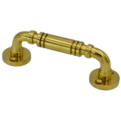 DEVO Brass Door Handle 780-220MM PB 