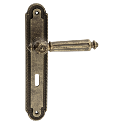 FIMET Lever  On Plate 109/293 PZ F-43 Opaque Satin Bronze WIEN